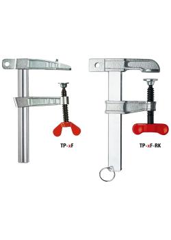 Pole welding clamp LP - span 150 mm - projection 60 mm