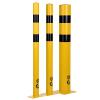 Impact protection bollard - galvanized steel - powder-coated - for dowelling