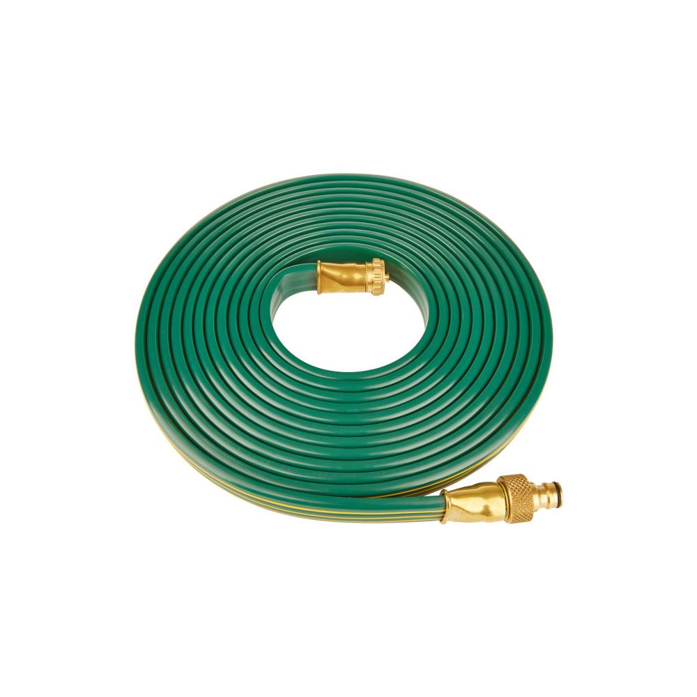 GEKA® - sprayslang - PVC - längd ca 7,5 till 15 m - färg grön/gul - med plugg och blindlock - pris per rulle