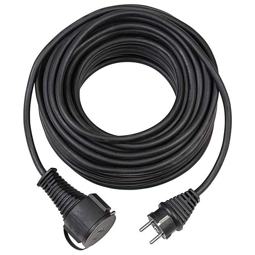 Câble d'extension IP 44 - BREMAXX - noir - N05V3V3-F 3G1.5