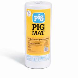 PIG® Oil-Only bindende fleecerulle - let vægt - absorberer 12,5 l/rulle - bredde 38 cm - længde 15 m - pris pr.