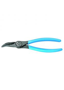 Assembly pliers - for inner locking rings - angled at 45 ° - form D