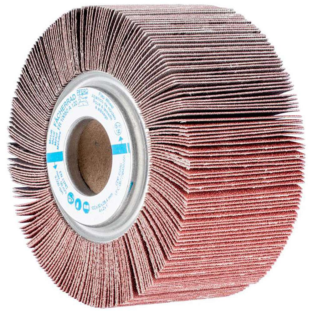 Fan wheels - PFERD - Corundum A - Ø 150 mm - Bore diameter 25.4 to 44 mm - Grain size 40 to 320 - Unit 1 and 2 pieces - Price per piece and pack