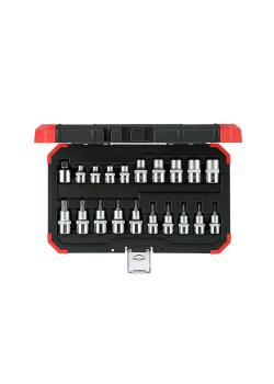 GEDORE red socket set - 3/8 inch and 1/2 inch TX - 20 pieces