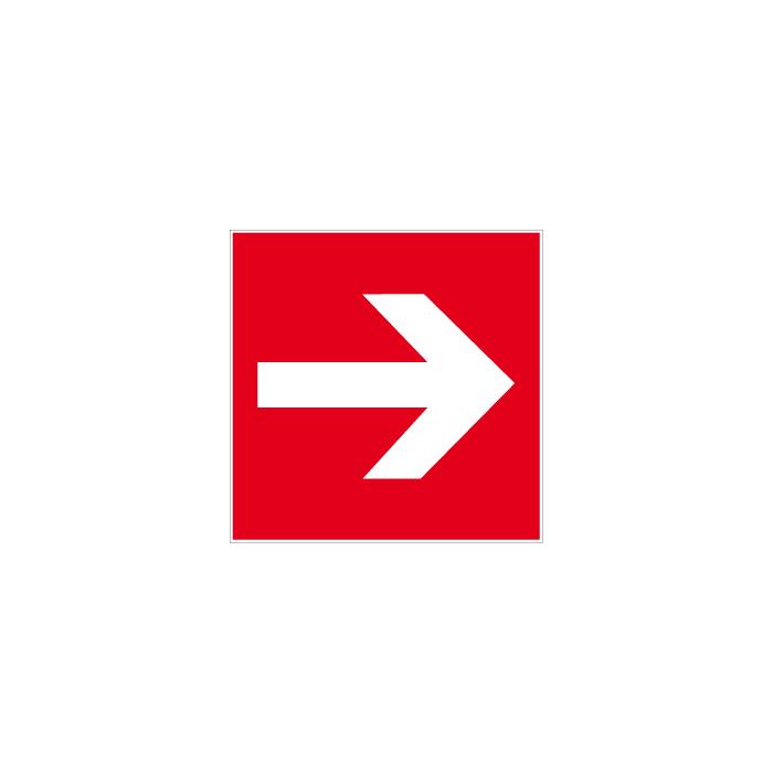 Fire safety sign "Direction indication" - page length 5-40 cm