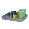 Classic-line small container tray - galvanized steel - for storing hazardous materials