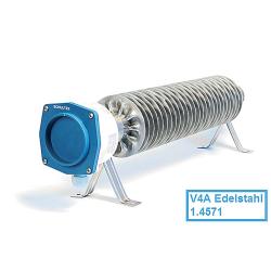 RiRo u - Finned tube heater - universal - stainless steel - 500 to 6000 W - IP66/67 - Price per unit