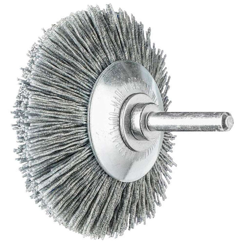 Tapered brush - PFERD - unknotted, made of SiC - with shank - for non-ferrous metal and similar.