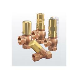 Series 628 - Pressure relief valves - gunmetal - angle type - with threaded ends - fixed - DN 10 to DN 50 - various versions
