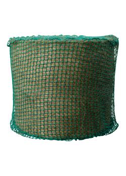 Hay net for round bales - polypropylene - rope thickness 6 mm - mesh size 4.5 x 4.5 cm - height 150 to 180 cm - Ø 150 to 180 cm - green