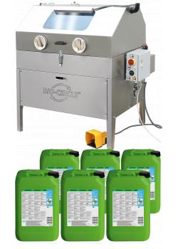 HP Vigo - manuell reservdelstvätt - startpaket med 6 dunkar på 20 liter vardera Bio-Circle L EVO rengöringsmedel - rengöringsmedelsbas vattenhaltig-alkalisk
