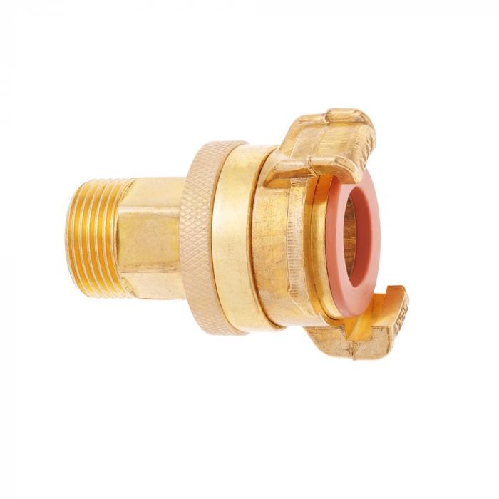 GEKA® plus threaded pieces SHK - with external thread - for drinking water - brass - G 3/4 to G 1 inch - price per piece