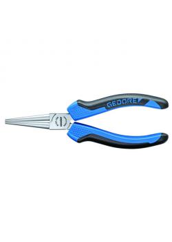 Round tongs - 160 mm - 2-component handle - chrome-plated
