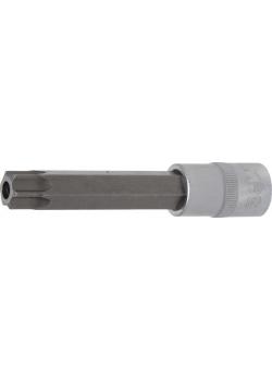 Bits - T-profile with hole - sizes T70 to T90 x 110 x 110 mm - drive 12.5 mm (1/2 ")