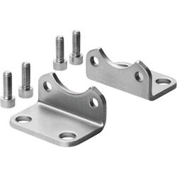 FESTO - HNC - fotfäste - galvaniserat stål - ISO 15552 - för cylinder Ø 32 till 125 mm - förpackning om 2 - pris per förpackning