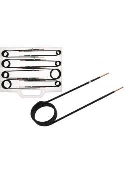 Induction coil set - for induction heater - 90 ° angled design - 8 pcs.