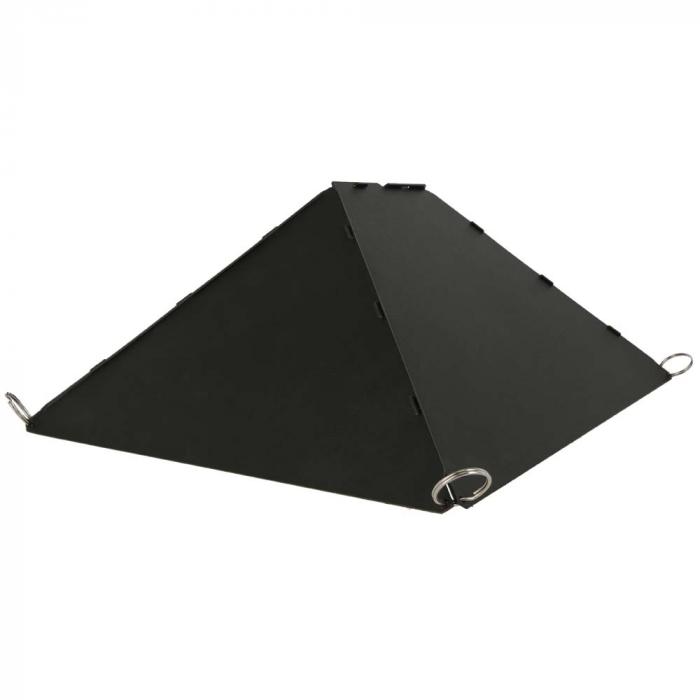 Abdeckung für Wärmeplatte - 30 bis 40 cm x 30 bis 50 cm - passend für Wärmeplatte CosyHeat - schwarz