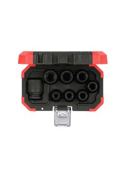 GEDORE red power wrench socket set - 1/2 inch - 8 pieces