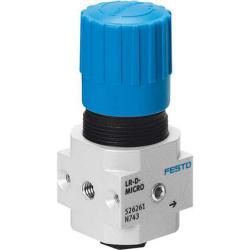 FESTO - LR - Pressure regulating valve - size Micro - wrought aluminum alloy - various connection sizes - price per piece