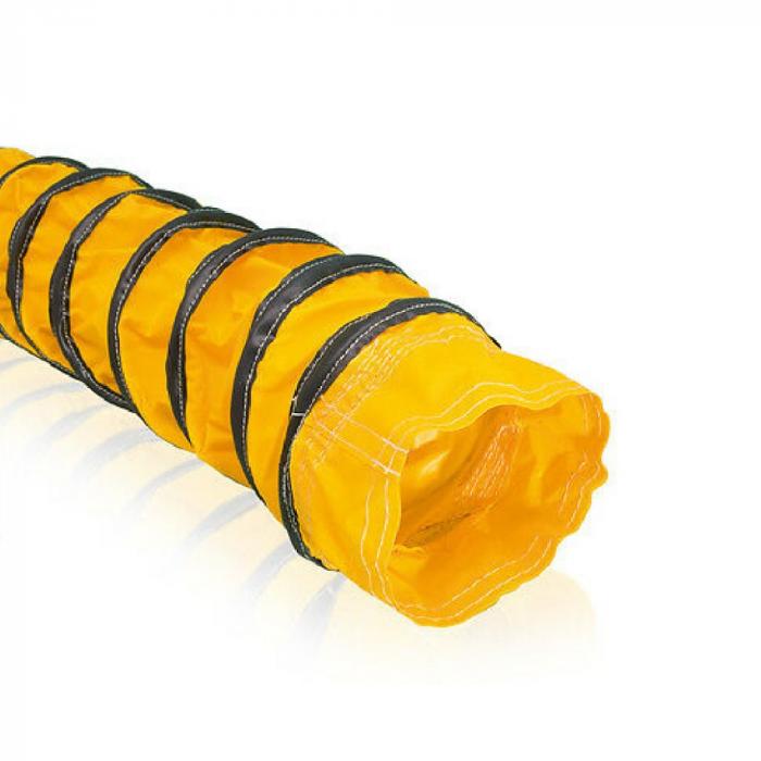 OHL-Flex NHT-1 - fläktslang - inre Ø 105 till 710 mm - gul eller vit - 7,6 m - pris per rulle