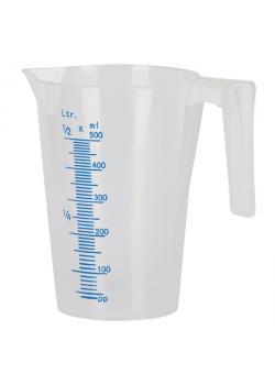 Measuring cup - plastic - 0.5 to 2 l - stackable