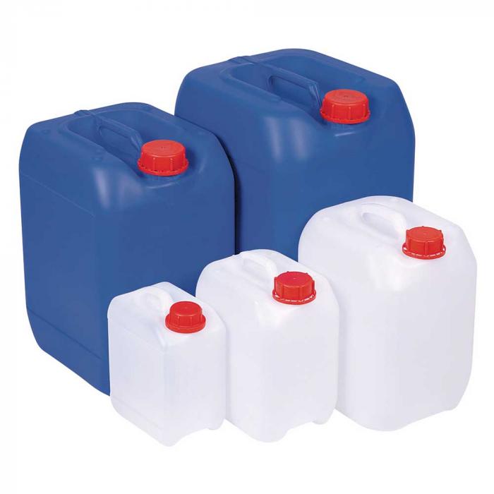 5 Liter Kanister mit UN Zulassung für Chemikalien weiss, 3,95 €