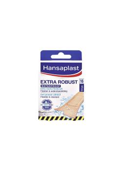 Hansaplast plaster - EXTRA ROBUST - Waterproof - 2.6 x 7.6 cm - content 16 strips