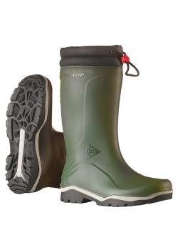 Dunlop® stivali invernali Blizzard - con polsino impermeabile con lacci - verde oliva / nero - misura 36 - 48