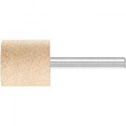 Schleifstift - PFERD Poliflex® - Schaft-Ø 6 mm - für Stahl und Titan - Bezeichnung PF ZY 2525/6 AW 120 LR - Maße (D x T) 25 x 25 mm - Korngröße 120