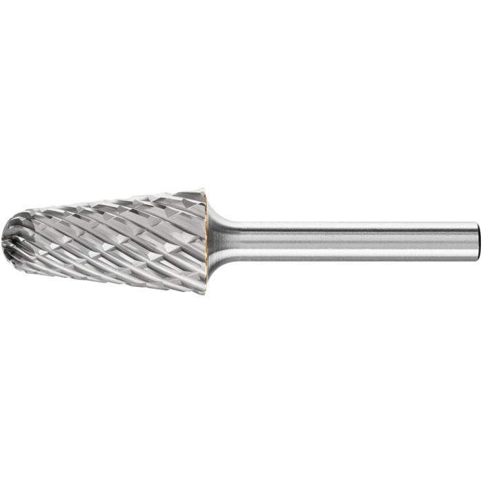Frässtift - PFERD - Hartmetall - Schaft-Ø 6 mm - für Stahl - Rundkegelform