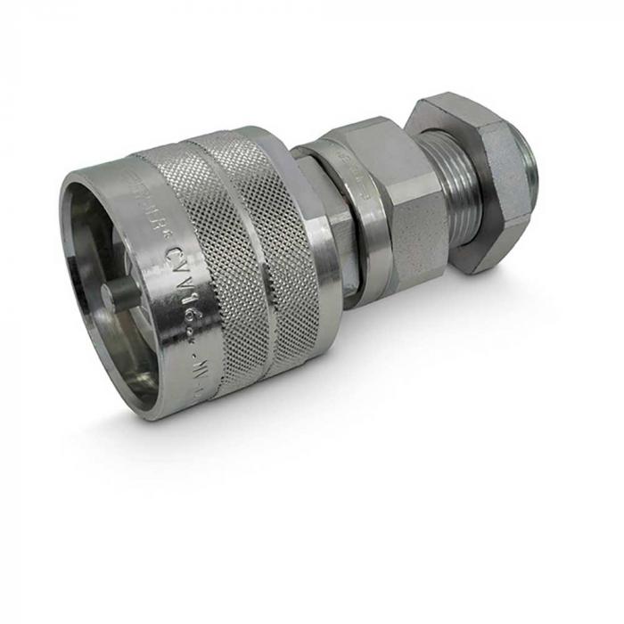 SK-VSV screw coupling - plug - chrome-plated steel - size 6 to 8 - DN 25 to 40 - male thread M30 x 2 to M52 x 2 mm