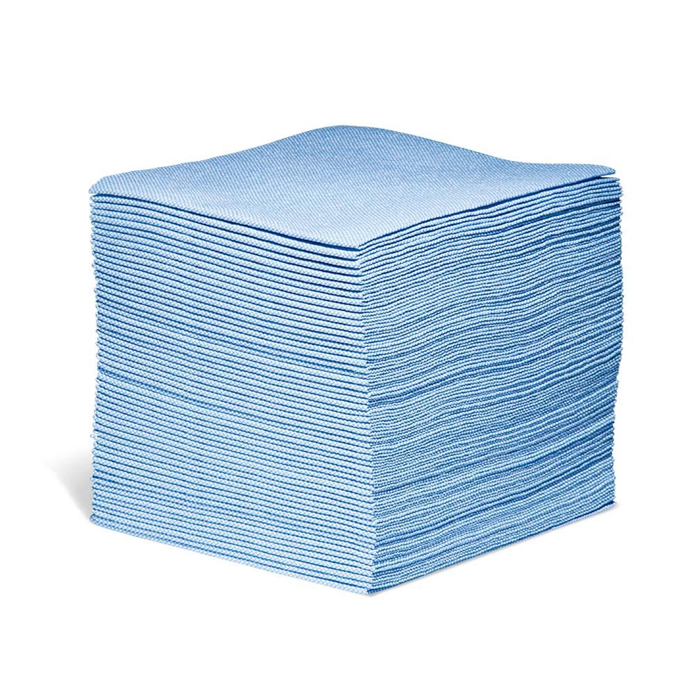 PIG® #40 allrounddukar - vita eller blå - olika storlekar - trasor eller perforerad rulle - förpackning med 225 till 1008 stycken - pris per förpackning