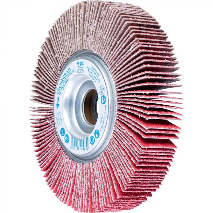 PFERD blæserhjul FR - CO-COOL - udvendig diameter 150 og 165 mm - boring diameter - 25,4 mm - kornstørrelse 40 til 120 - pakke med 2 - pris pr. Pakke