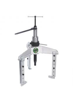 Puller - 3-arm - with adjustable depth of cut and long hydraulic spindle - KUKKO