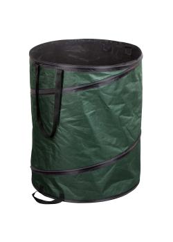 Garden bag pop-up - polyester fabric - water repellent - dark green - 80 to 160 liters