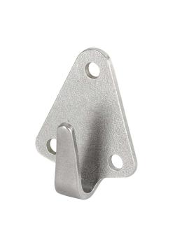 Hook plate - galvanized steel - width 40 mm - height 50 mm - PU 2 pieces - price per PU