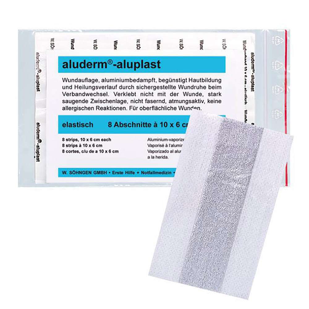 aluderm®-aluplast elastisch - Verbandkasten-Set - 80 x 6 cm