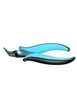 Miniature electronic pliers - 152 mm - 45 ° angled cutting edges - narrow jaws