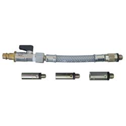 Gedore compressed air adapter set - for glow plug bores - 4-piece