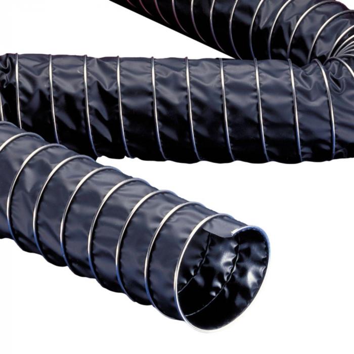 PVC clamp profile hose CP PVC 465 EC - Electrically conductive - Inside Ø 50-51 to 1,016 mm - Length 3 and 6 m - Price per roll