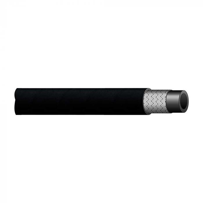 Tekstilslange 1TE - gummi - DN 6 til 19 - udvendig Ø 12,4 til 33,1 mm - PN 12 til 25 - pris pr. Rulle