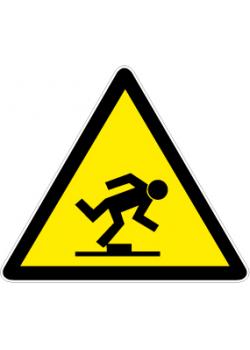 Znaki ostrzegawcze "niebezpieczeństwo potknięcia" - 5-40 cm długości nóg