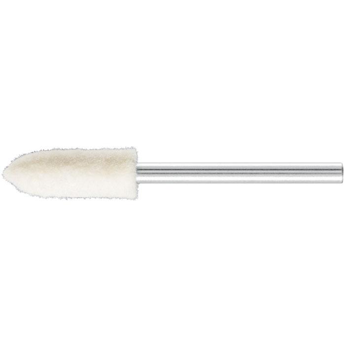 Poleringspen - PFERD - skaft Ø 3 mm - spids kegleform - filt - 10 stk - pris pr. Pakke