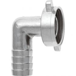 GEKA® 2/3 elbow hose fitting 90° - chrome-plated - female thread G3/4 or G1 on hose size 1/2 or 3/4" - price per piece