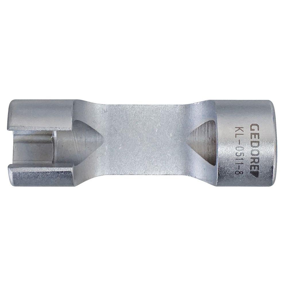 Inserto per chiave a bussola speciale Gedore - per lavorare su tubazioni di carburante ad alta pressione - larghezza della chiave da 14 a 21 mm