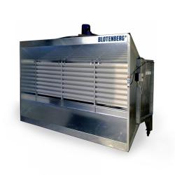 Pared de extracción Grindbox Mobile - 1,5 o 2,2 kW - Volumen de aire 8000 o 11000 m³/h - Anchura de trabajo 200 a 300 cm