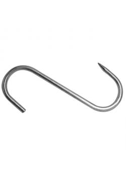 Meat hooks - steel or stainless steel (V2A) - 5 pieces - self-service package - price per pack
