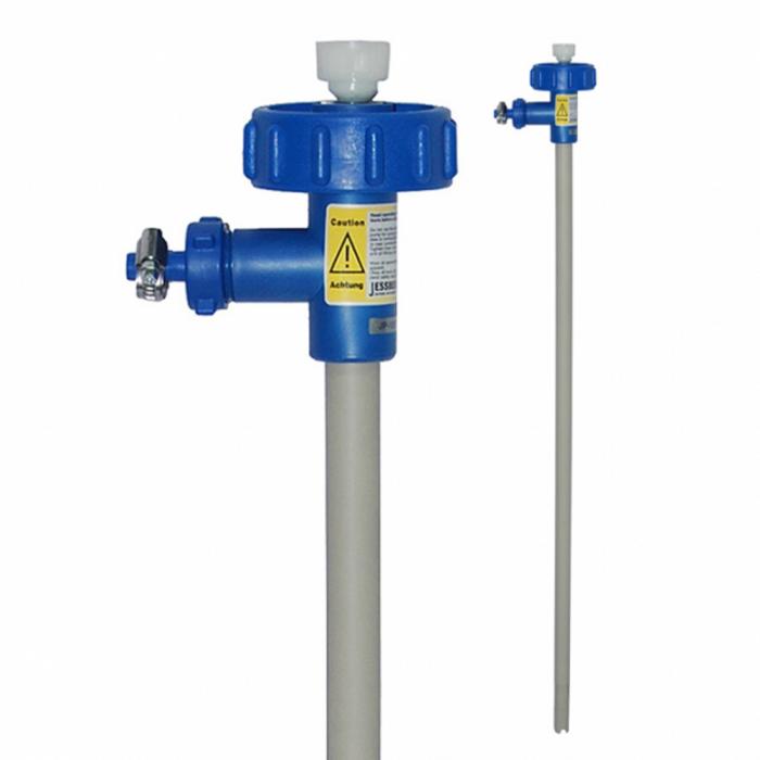 Laboratoriepumperør - PP - Hastelloy drivaksel - Ø 32 mm - dykrørslængde 700 til 1200 mm
