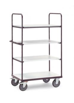 ESD Shelf trolley - 4 shelves - Height 1800 mm