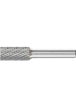 PFERD HM-Frässtift - Zylinderform ZYAS mit Stirnverzahnung - TOUCH - Frässtift-Ø 12 mm - Schaft-Ø 8 mm
